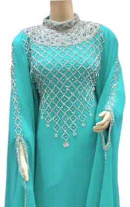 Picture of beach dress designer of dubai kaftan as per latest fash