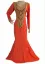 Picture of Modern Red Georgette Thobe Kaftan for Women