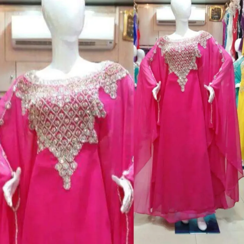 Picture of Radhe Designer Multicolor Georgette Kaftan Dress for Women - F2115