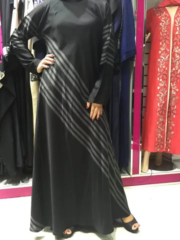 Picture of Premium Multicolor Georgette Algerian Kaftan for Women