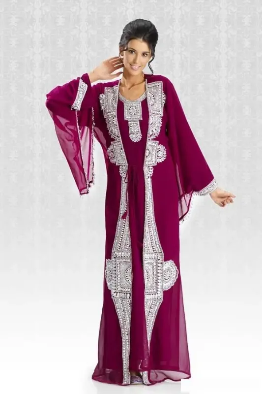 Picture of Radhe Designer Multicolor Georgette Kaftan Dress for Women - F5846