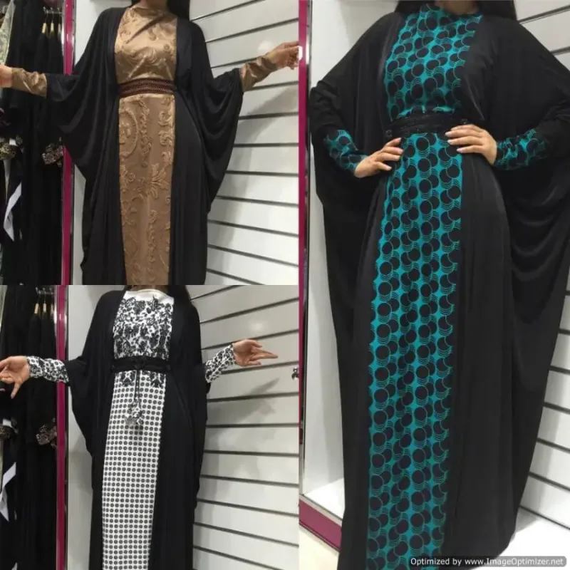 Picture of Radhe Designer Multicolor Georgette Kaftan Dress for Women - F2042