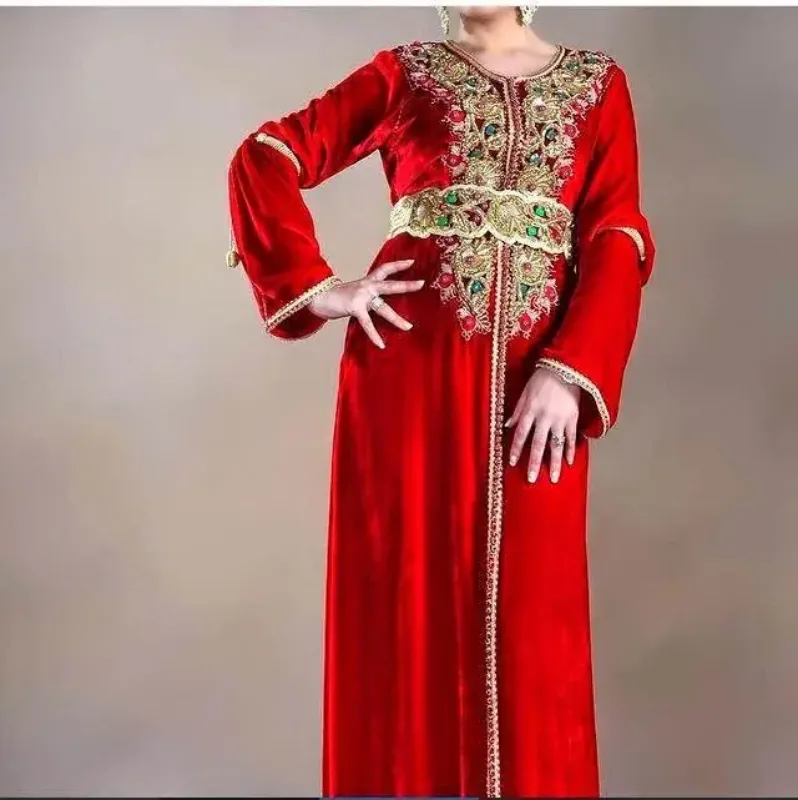 Picture of Radhe Designer Multicolor Georgette Kaftan Dress for Women - F10296