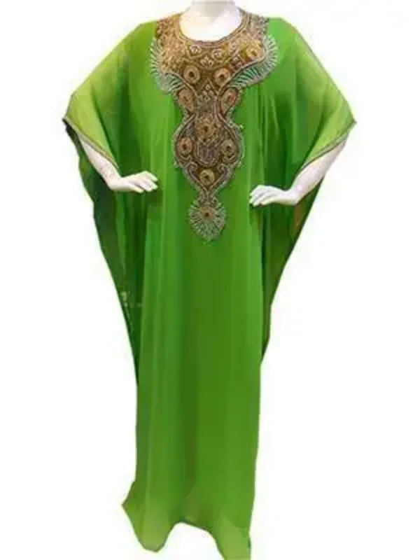 Picture of Radhe Designer Black Georgette Kaftan Dress for Women - F10523