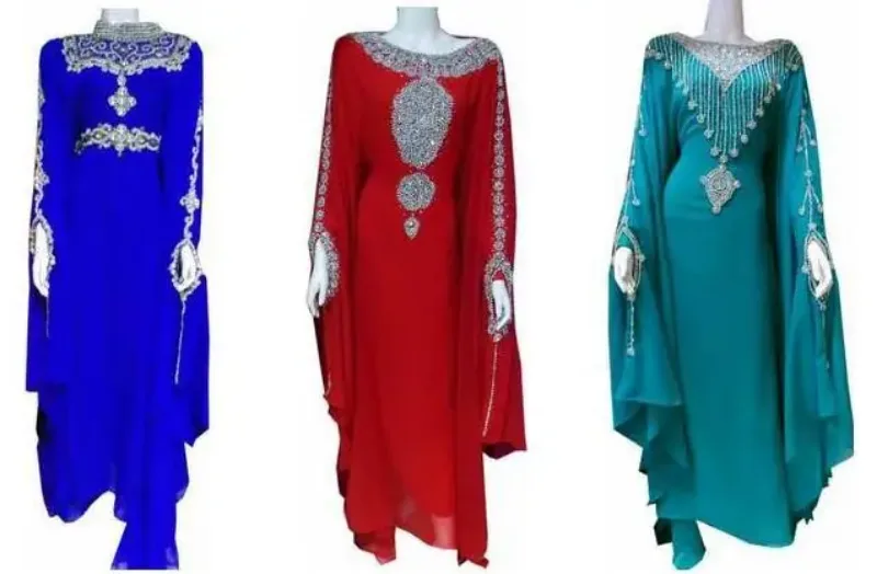 Picture of Radhe Designer Purple Georgette Kaftan Dress for Women - F10240