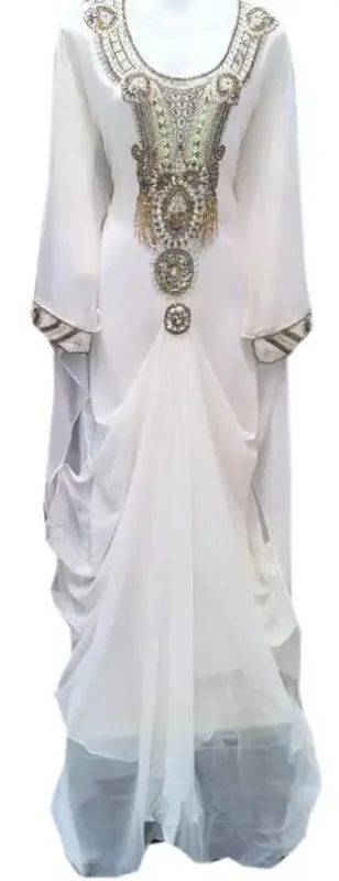 Picture of Radhe Designer Purple Georgette Kaftan Dress for Women - F10529