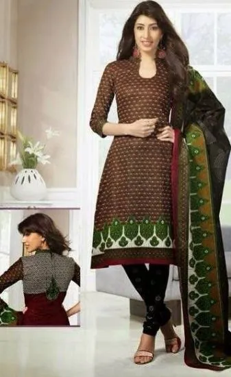 Picture of designer pakistani dupatta party gown with duppta anark