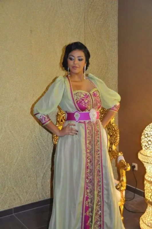 Picture of Radhe Designer Multicolor Georgette Kaftan Dress for Women - F8326
