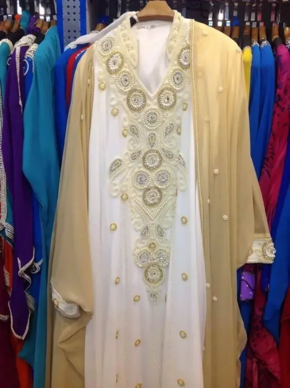 Picture of Radhe Designer Multicolor Georgette Kaftan Dress for Women - F8186