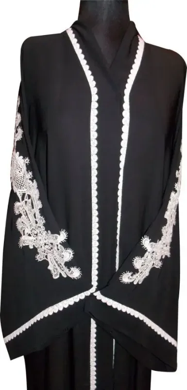 Picture of Heritage Multicolor Georgette Dubai Modern Kaftan for Women