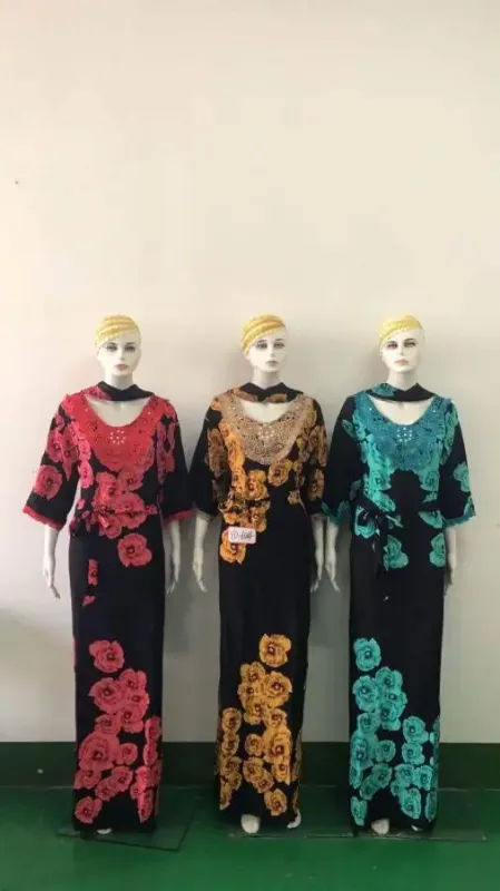 Picture of Radhe Designer Black Georgette Kaftan Dress for Women - F1817