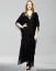 Picture of black ruffle fashion dress jilbab abaya india for wh ,f