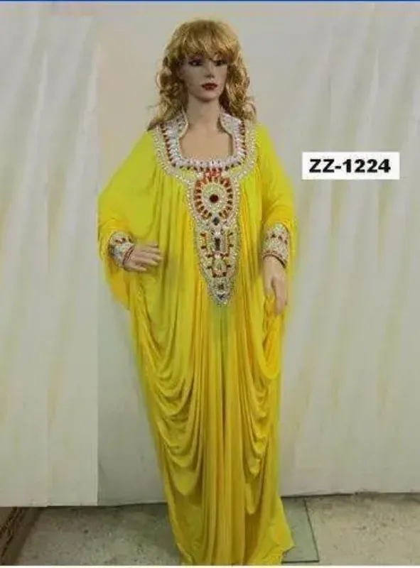 Picture of Radhe Designer Blue Georgette Kaftan Dress for Women - F6538