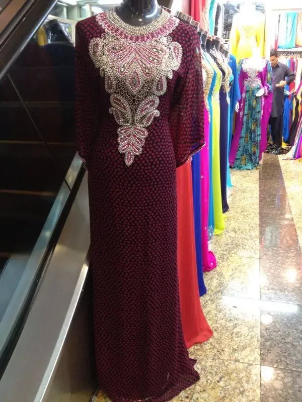 Picture of Radhe Designer Multicolor Georgette Kaftan Dress for Women - F9918