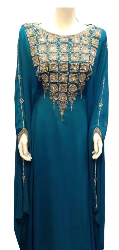 Picture of Radhe Designer Multicolor Georgette Kaftan Dress for Women - F9927
