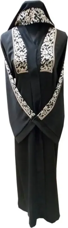 Picture of Radhe Designer Black Georgette Kaftan Dress for Women - F9939