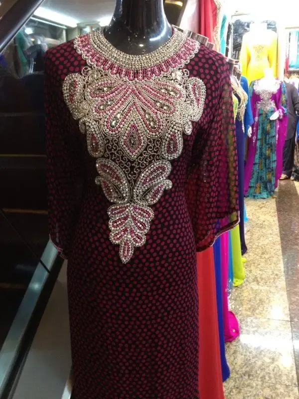 Picture of Radhe Designer Multicolor Georgette Kaftan Dress for Women - F9931