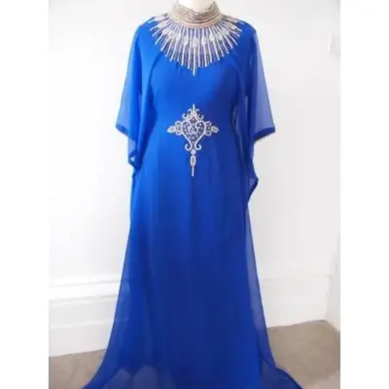 Picture of Radhe Designer Purple Georgette Kaftan Dress for Women - F9941