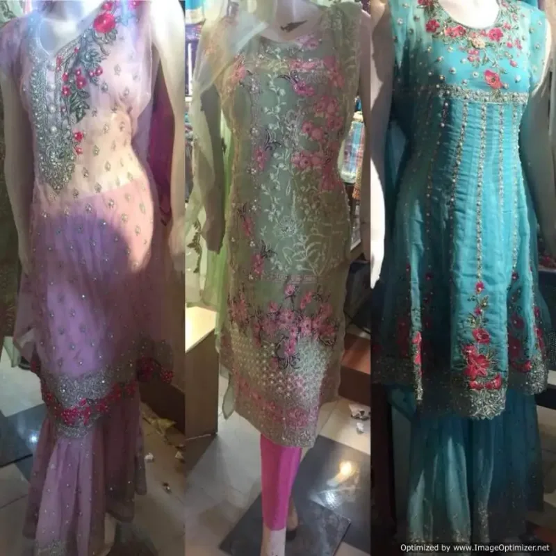 Picture of Radhe Designer Multicolor Georgette Kaftan Dress for Women - F3132