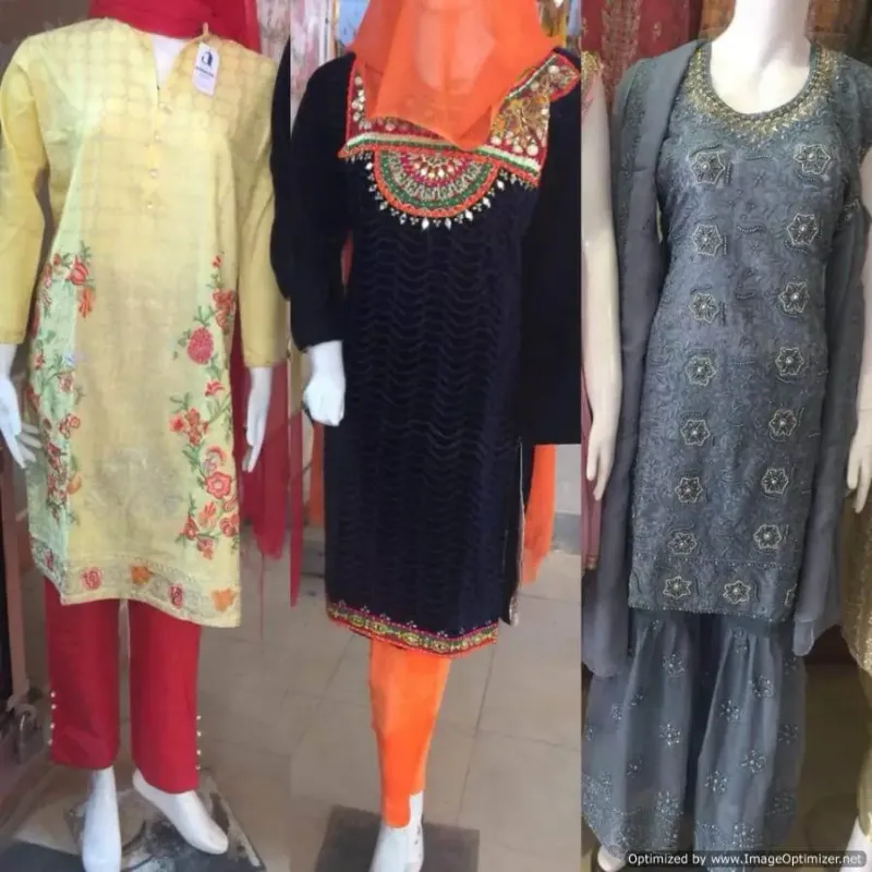 Picture of Radhe Designer Multicolor Georgette Kaftan Dress for Women - F3135