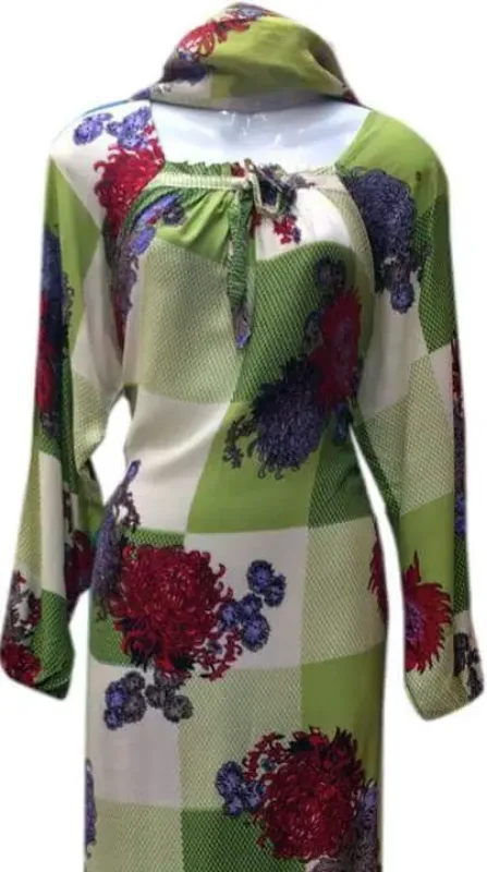 Picture of Radhe Designer Multicolor Georgette Kaftan Dress for Women - F3133