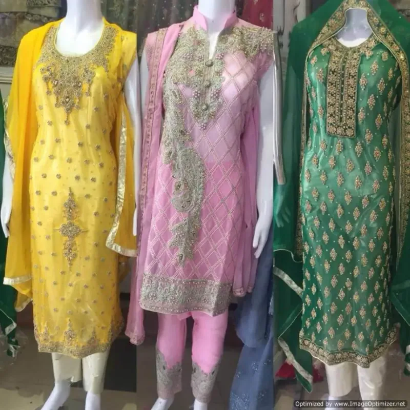 Picture of Radhe Designer Multicolor Georgette Kaftan Dress for Women - F3134