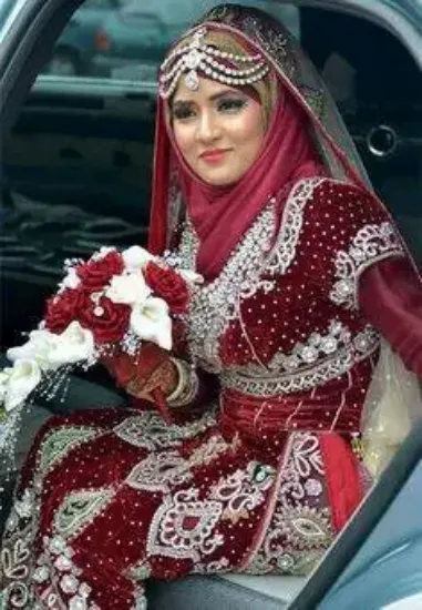 Picture of bridal takshita wedding gown fancy arabian party dress,