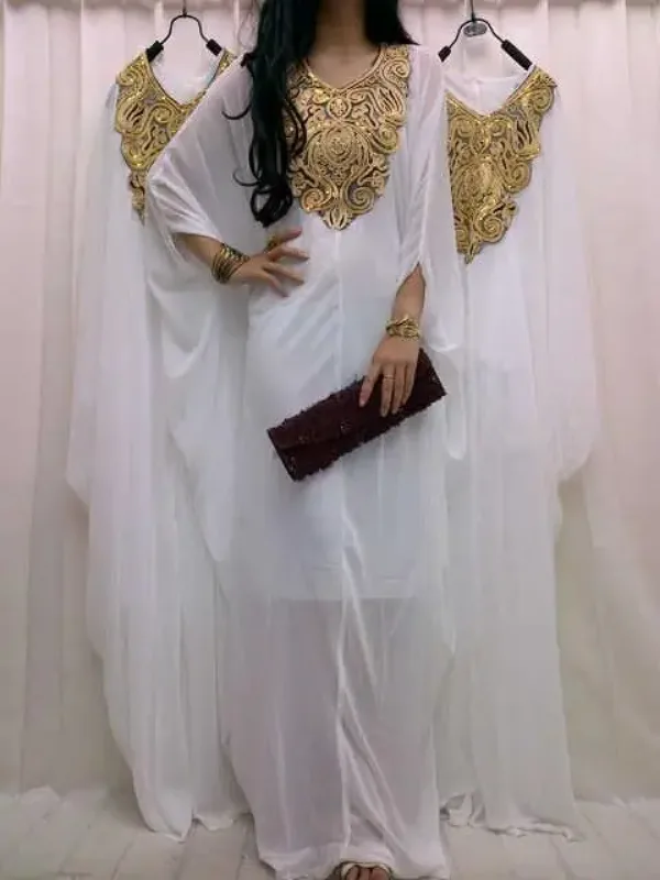 Picture of Radhe Designer Multicolor Georgette Kaftan Dress for Women - F8959