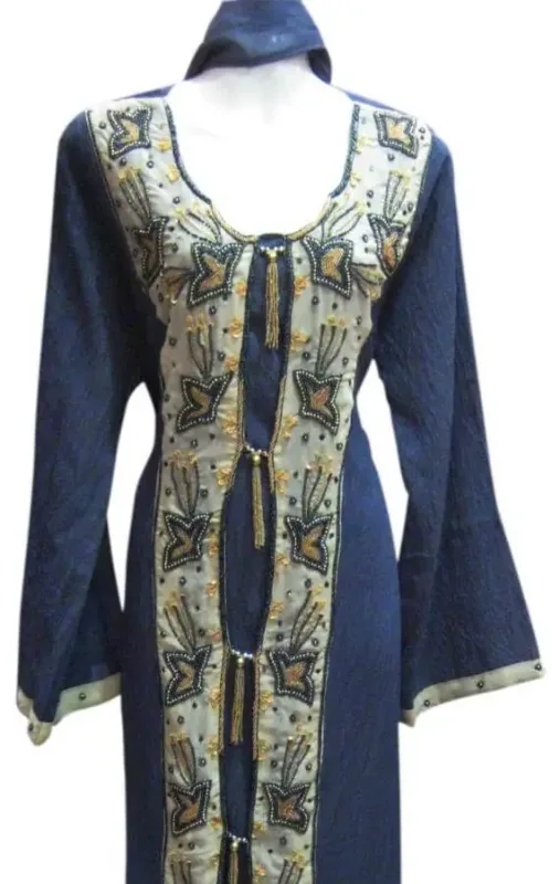 Picture of Radhe Designer Yellow Georgette Kaftan Dress for Women - F3565