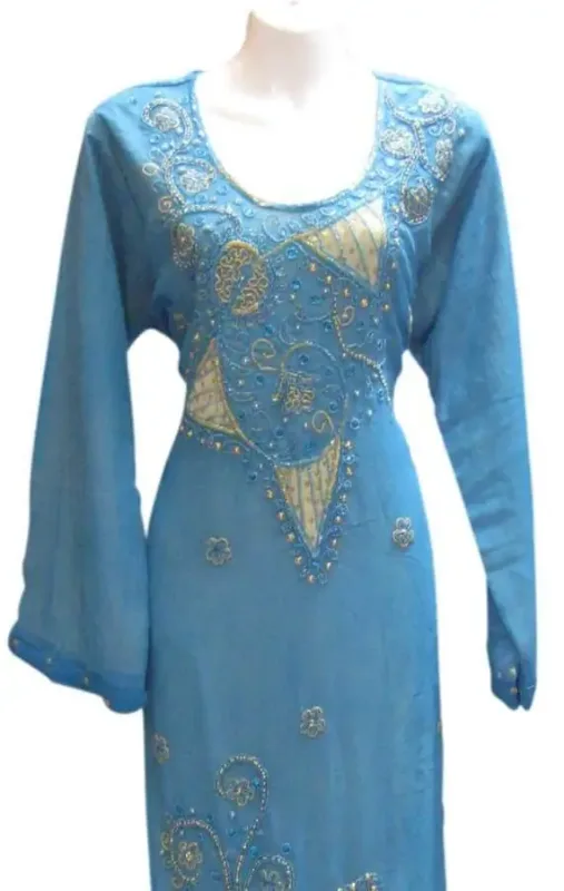 Picture of Radhe Designer Black Georgette Kaftan Dress for Women - F3568