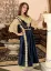 Picture of Pink Cotton Moroccan Kaftan Dress with Bridesmaid Party Wear for Women