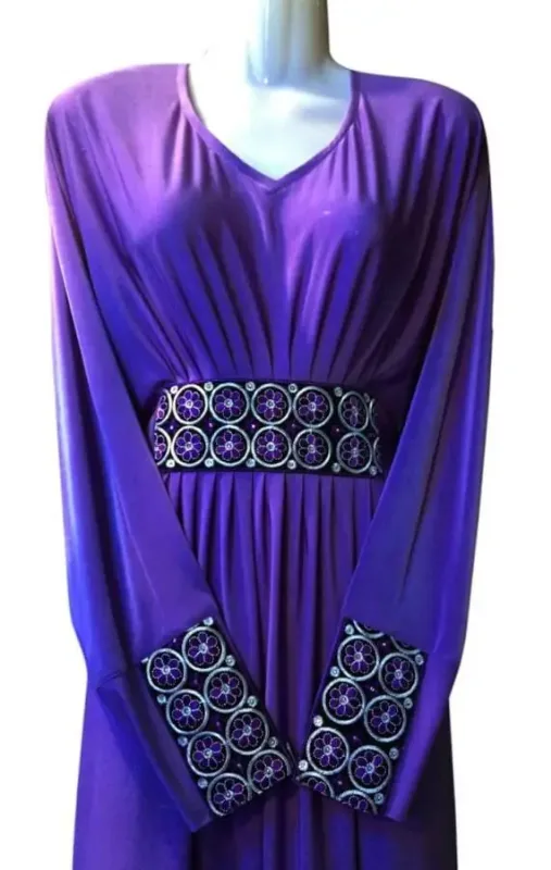 Picture of Radhe Designer White Georgette Kaftan Dress for Women - F3606