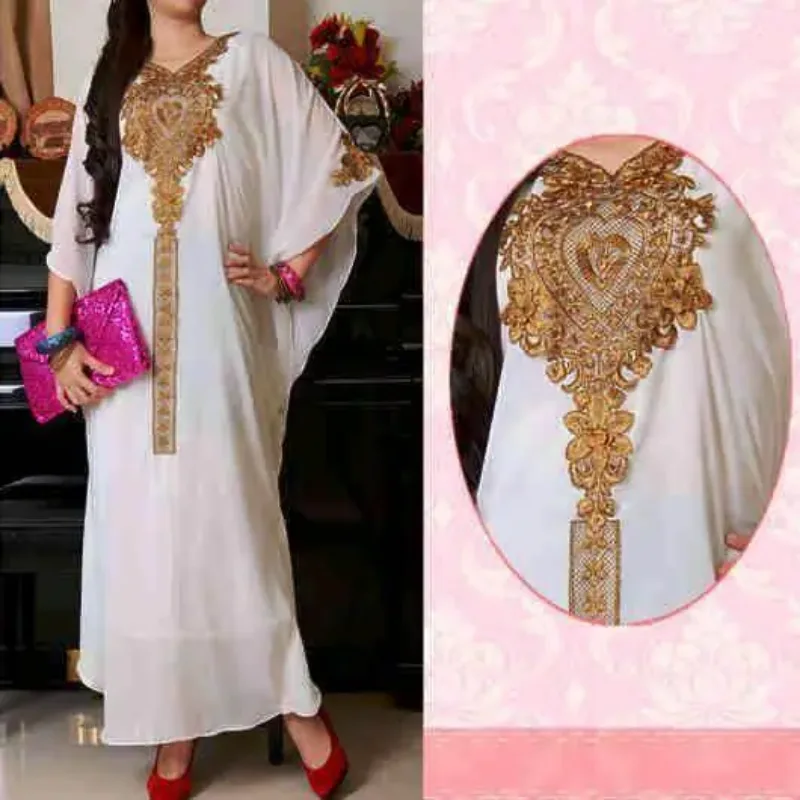Picture of Radhe Designer Yellow Georgette Kaftan Dress for Women - F8998