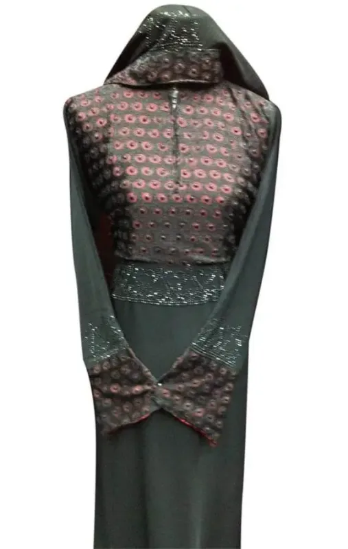 Picture of Radhe Designer Black Georgette Kaftan Dress for Women - F3607