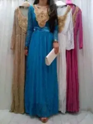 Picture of bridesmaid dress 4 months designer dress,kaftan dubai collect