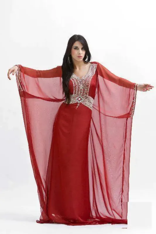 Picture of Radhe Designer Black Georgette Kaftan Dress for Women - F9037