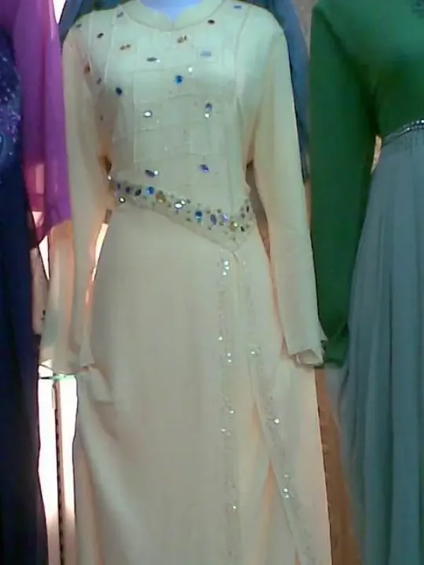 Picture of Radhe Designer Multicolor Georgette Kaftan Dress for Women - F9038