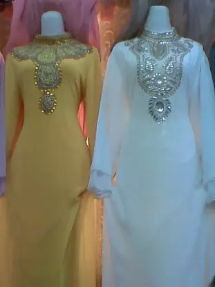 Picture of bridesmaid dress 5452,dubai style kaftan farasha jalabi