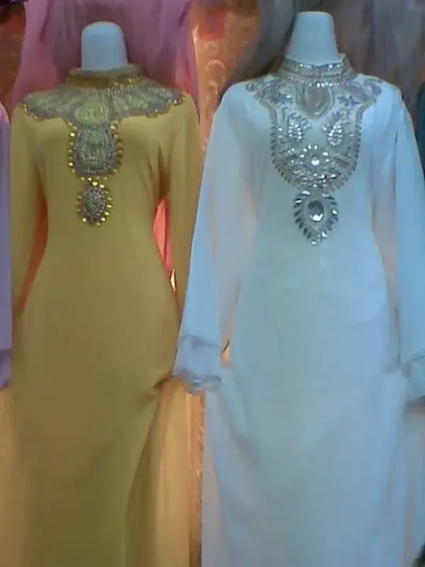 Picture of Radhe Designer Multicolor Georgette Kaftan Dress for Women - F9041