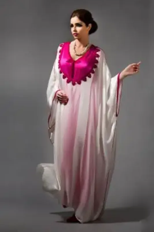 Picture of Radhe Designer Purple Georgette Kaftan Dress for Women - F9056