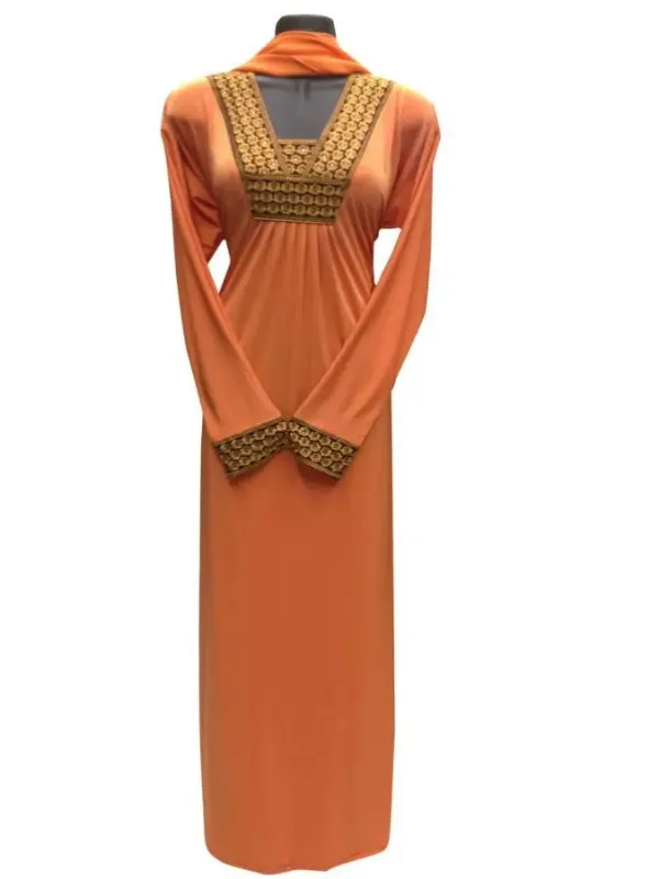 Picture of Radhe Designer Purple Georgette Kaftan Dress for Women - F3662