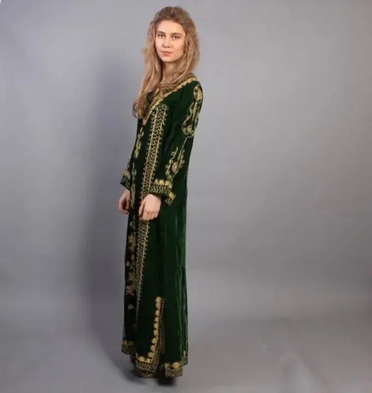 Picture of Radhe Designer Multicolor Georgette Kaftan Dress for Women - F9061