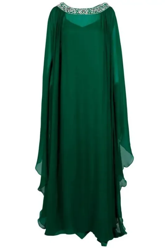 Picture of Radhe Designer Multicolor Georgette Kaftan Dress for Women - F9079