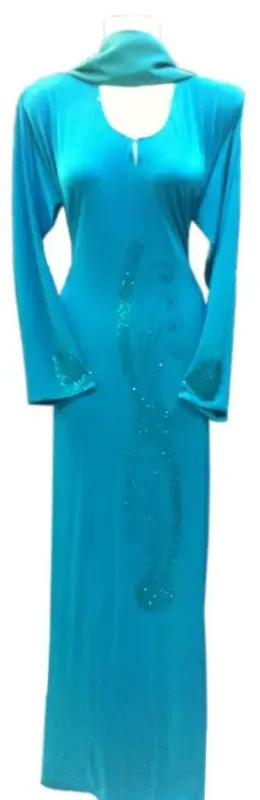Picture of Radhe Designer White Georgette Kaftan Dress for Women - F3680