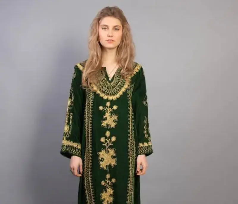 Picture of Radhe Designer Multicolor Georgette Kaftan Dress for Women - F9095