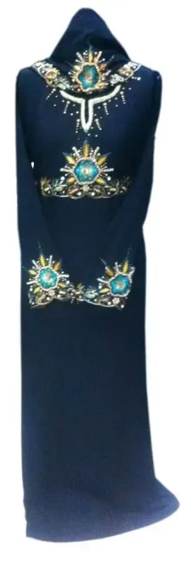 Picture of Radhe Designer Multicolor Georgette Kaftan Dress for Women - F3703