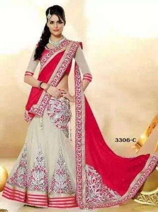 Picture of party wear designer lehenga indian pakistani bridal leh