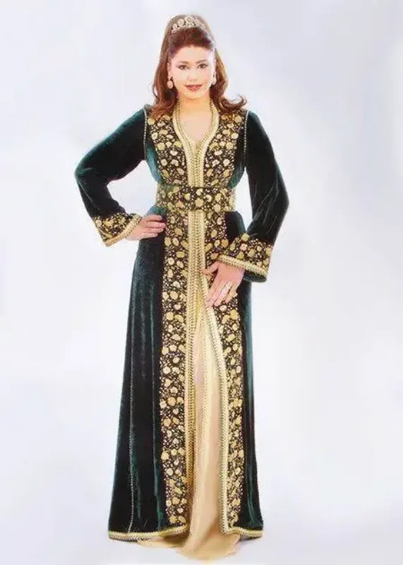 Picture of Black Georgette Jilbab Dress with Bridesmaid Party Wear for Women Evening Style