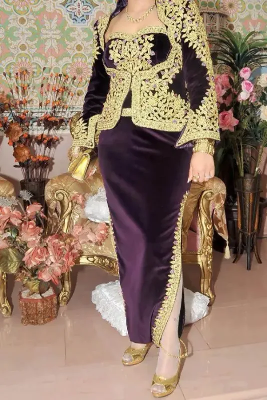 Picture of Black Georgette Jilbab Dress with Bridesmaid Party Wear for Women Occasion Style