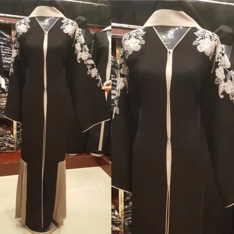 Picture of Radhe Designer Black Georgette Kaftan Dress for Women - F3177